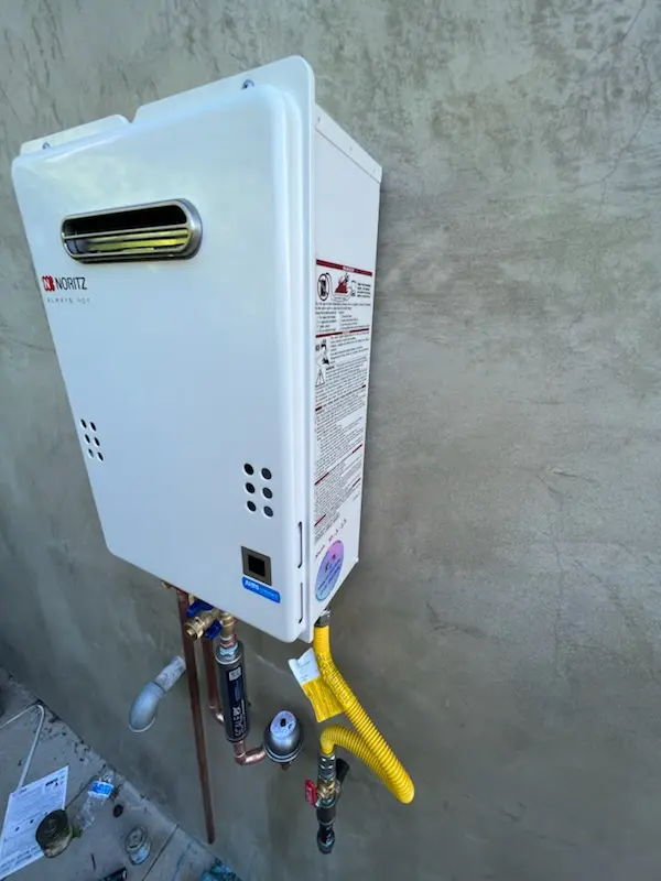 Tankless water heater installation for Country View Estates homes